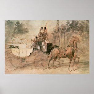 Promenau au Bois Poster
