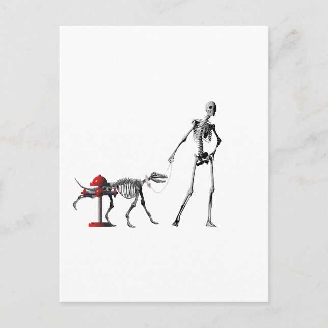 promenera hund vykort (Framsida)