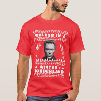 Promenera i en vintersaga pojkgåva t shirt