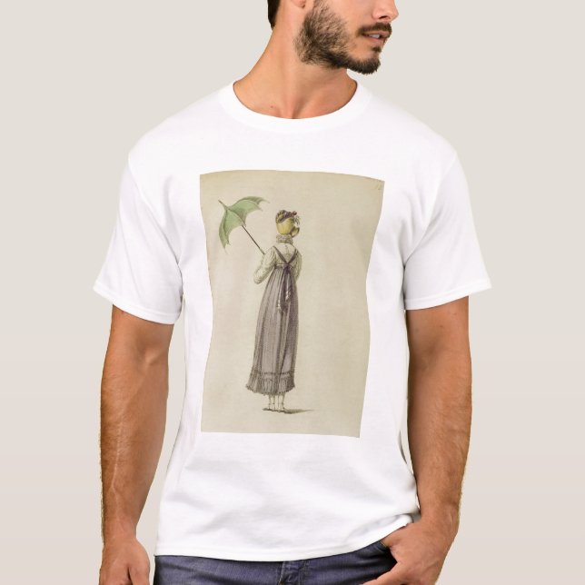 Promenera klänningen, mode pläterar från t-shirt (Framsida)