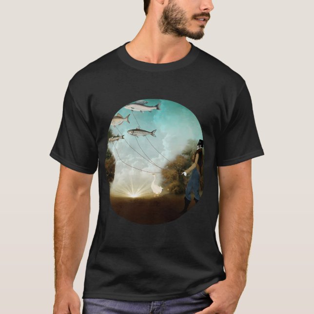 Promenera på kvällen t shirt (Framsida)