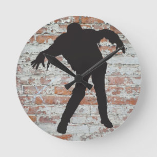 promenera zombie silhouette klocka