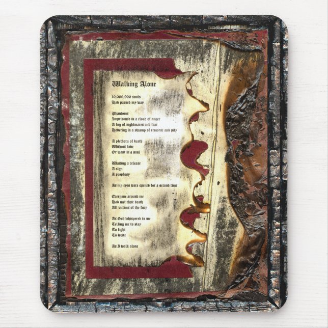 Promenerar ensam musmatta (Framsidan)