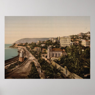 Promenmenmena Sanremo, Ligurien, Italien Poster