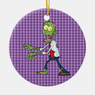 promenzombie julgransprydnad keramik