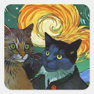 Promesas y sueños fyrkantigt klistermärke