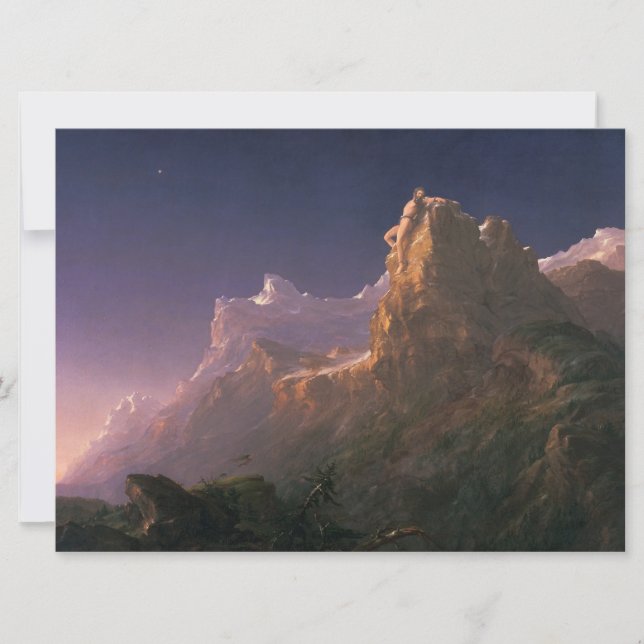 Prometheus Bound (av Thomas Cole) Kort (Framsida)
