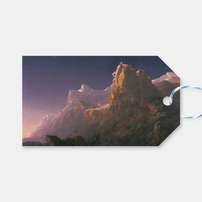 Prometheus Bound (av Thomas Cole) Presentetikett (Framsidan (Horisontell))