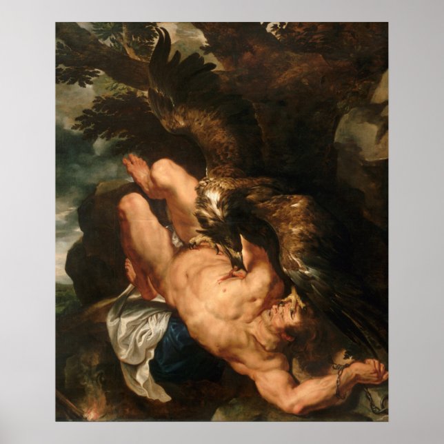 Prometheus Bound by Peter Paul Rubens - Poster (Framsidan)