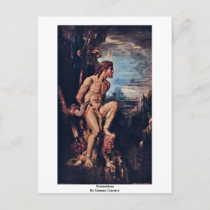 Prometheus by Moreau Gustave Vykort