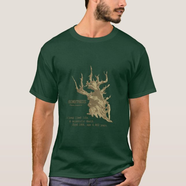 Prometheus: Scientifc död av ett träd T-shirt (Framsida)