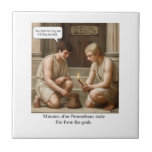 Prometheus stole fire from the gods. kakelplatta<br><div class="desc">Funny Cartoon</div>