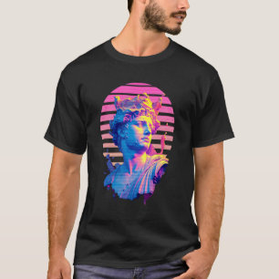 Prometheus Vaporwave Aesthetic grekiska Gud Retrow T Shirt