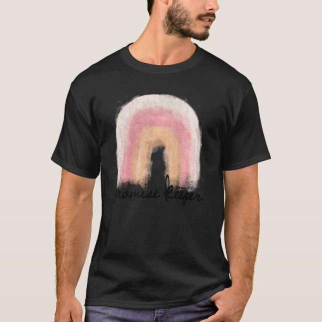 Promise Keeper Genesis 913 Rainbow God's Promise C T Shirt (Framsida)