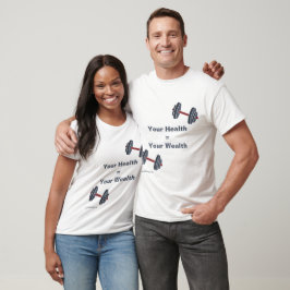 Promo Fitness döpt din hälsa = din hälsa T Shirt