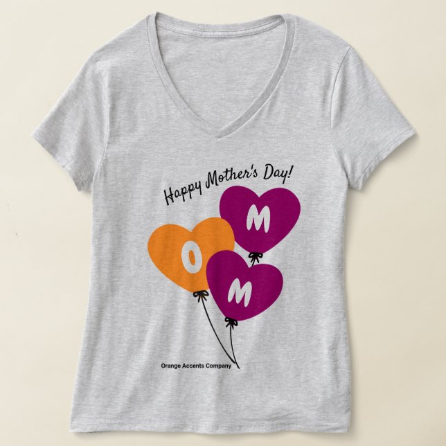 Promo Happy Mother's Day Company Social Connect T Shirt (Laydown)