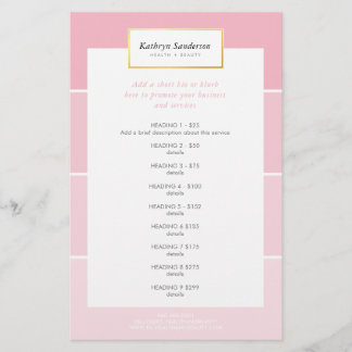 PROMO PRIS SERVICE LIST modern rosa chip Flygblad
