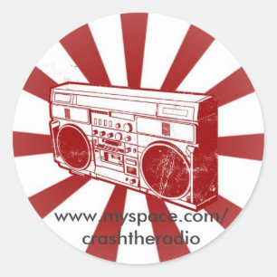 Promo Sticker Runt Klistermärke