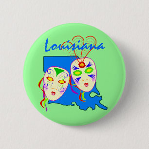 Promoen knäppas ~ statliga Louisiana Mardi som Knapp