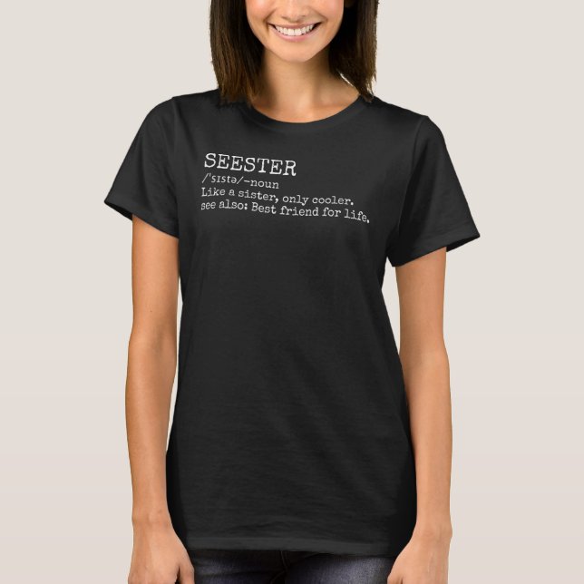 Promot Seester Dictionary Definition Big Syrran ig T Shirt (Framsida)