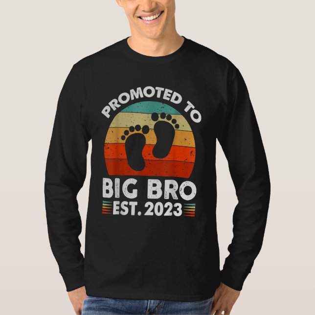 Promoted To Big Bro 2023  I'm Going To Be A Big Br T Shirt (Framsida)