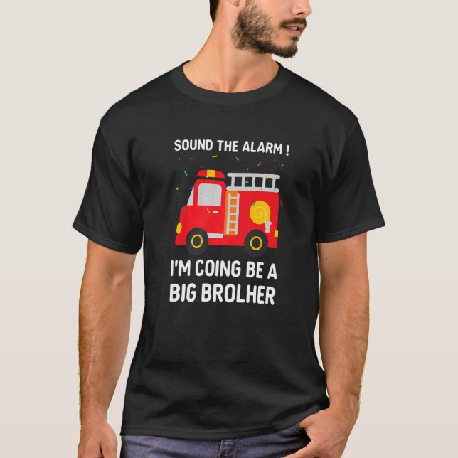 Promoted To Big Brother 2023 Boys Sibling Outfits  T Shirt (Framsida)