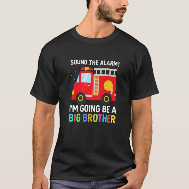 Promoted To Big Brother 2023 Boys Sibling Outfits  T Shirt (Framsida)