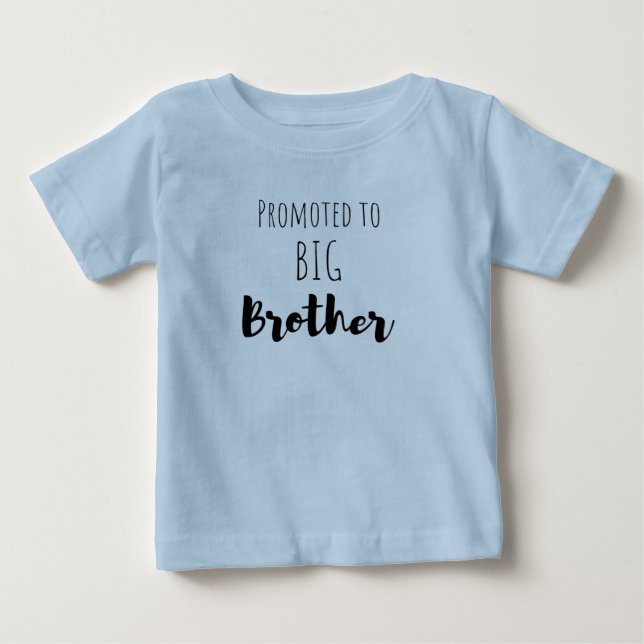 Promoted to big brother t shirt (Framsida)