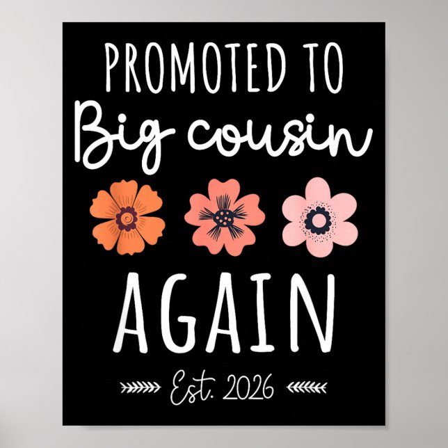 Promoted To Big Cousin Again 2026 2nd Pregnancy An Poster (Framsidan)