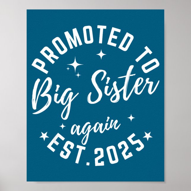 Promoted To Big Sister Again 2025 Pregnancy Announ Poster (Framsidan)
