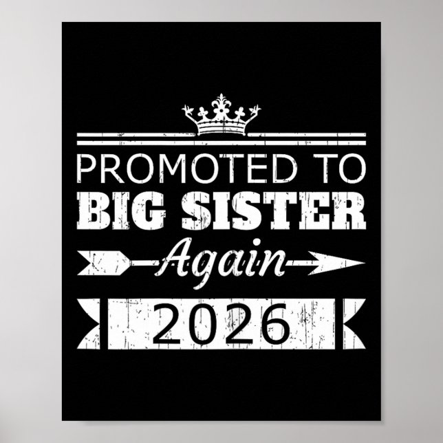 Promoted To Big Sister Again 2026 Big Sis Reveal  Poster (Framsidan)
