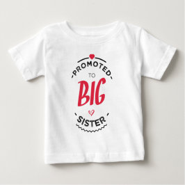 Promoted to big sister t shirt