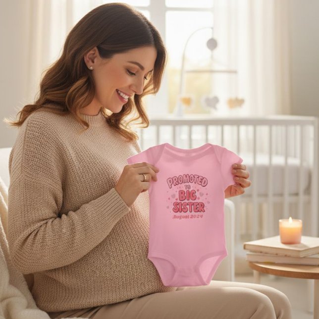Promoted To Big Sister T-shirt (Skapare uppladdad)
