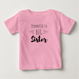 Promoted to big sister t shirt