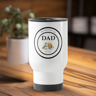Promoted to Dad Est 2026 Travel Mug Gift Resemugg