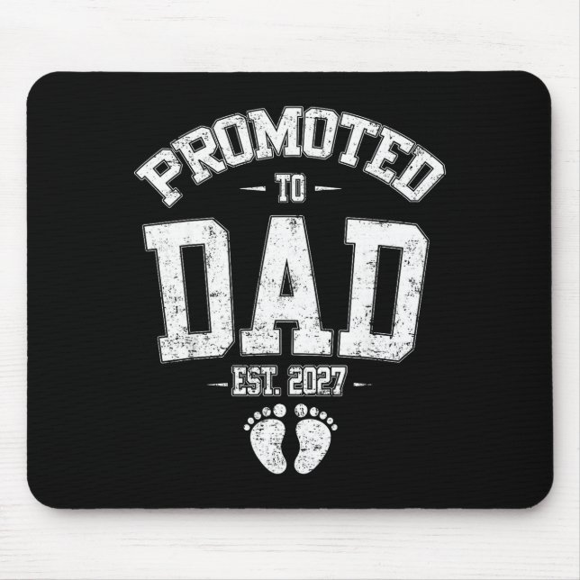 Promoted To Dad Est 2027 New Mom Daddy Fathers Day Musmatta (Framsidan)