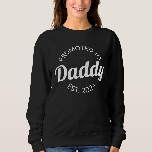 Promoted To Daddy 2024 Future Soon To Be Father Ne T Shirt (Framsida)