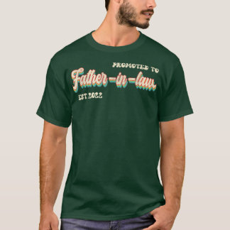 Promoted To Fatherinlaw Est  T Shirt