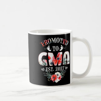 Promoted to Gma Est 2027 Women Floral First Time Kaffemugg