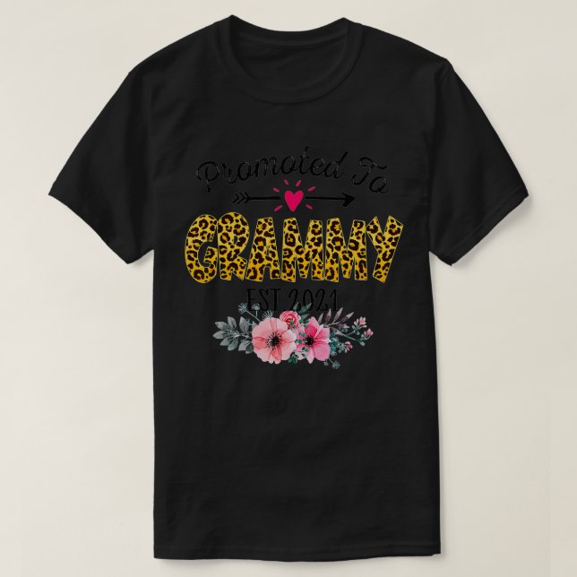 Promoted To Grammy Est T Shirt (Design framsida)
