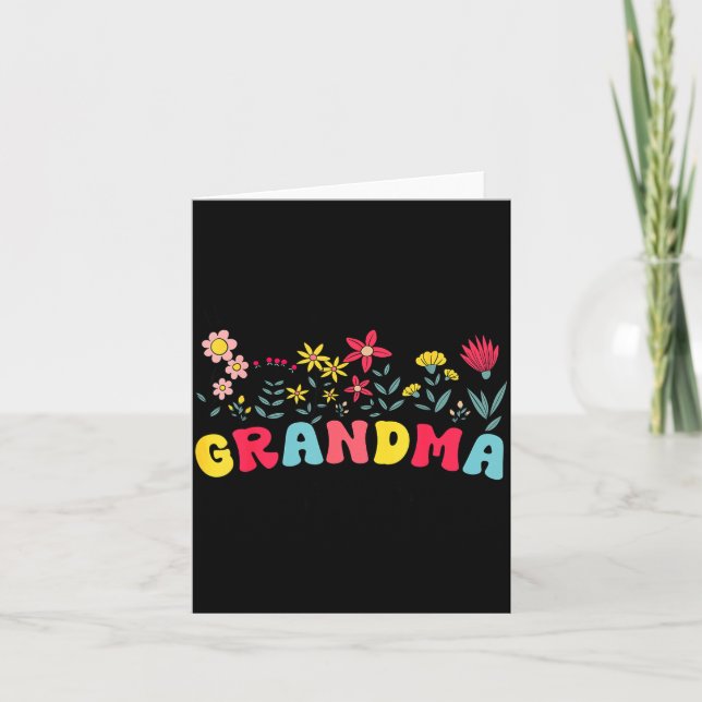 Promoted To Grandma Est 2026 Soon To Be New Grandm Kort (Framsida)