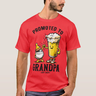 Promoted To Grandpa Est 2024 T Shirt