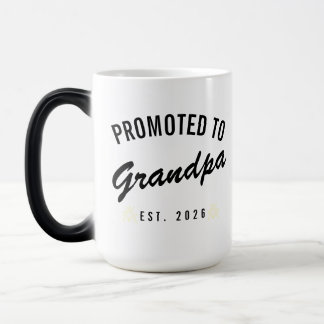 Promoted to Grandpa Est. 2026 Magisk Mugg