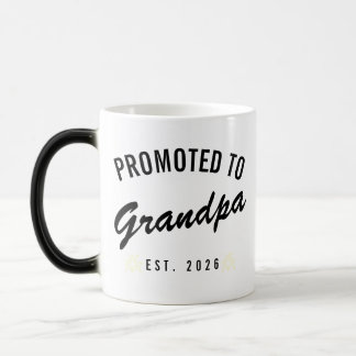 Promoted to Grandpa Est. 2026 Magisk Mugg