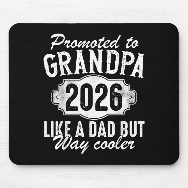 Promoted To Grandpa Est 2026 Soon To Be New Granda Musmatta (Framsidan)