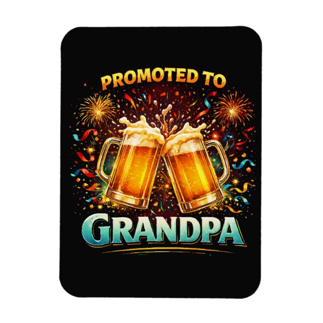 Promoted To Grandpa Future Magnet (Vertikal)
