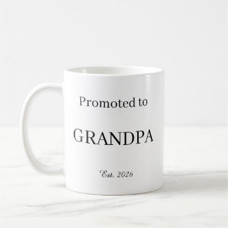 Promoted To Grandpa Mug – New Dad Gift Coffee Cup Kaffemugg