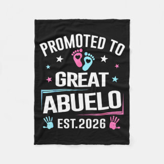Promoted To Great Abuelo Est 2026 Pregnancy Announ Fleecefilt