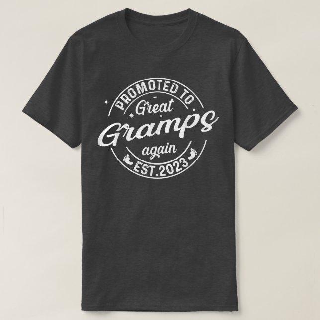 Promoted To Great Gramps Again 2023 Soon To Be Pre T Shirt (Design framsida)
