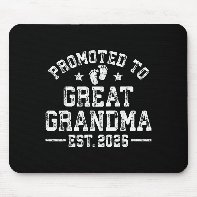 Promoted To Great Grandma Est 2026 First Time New  Musmatta (Framsidan)